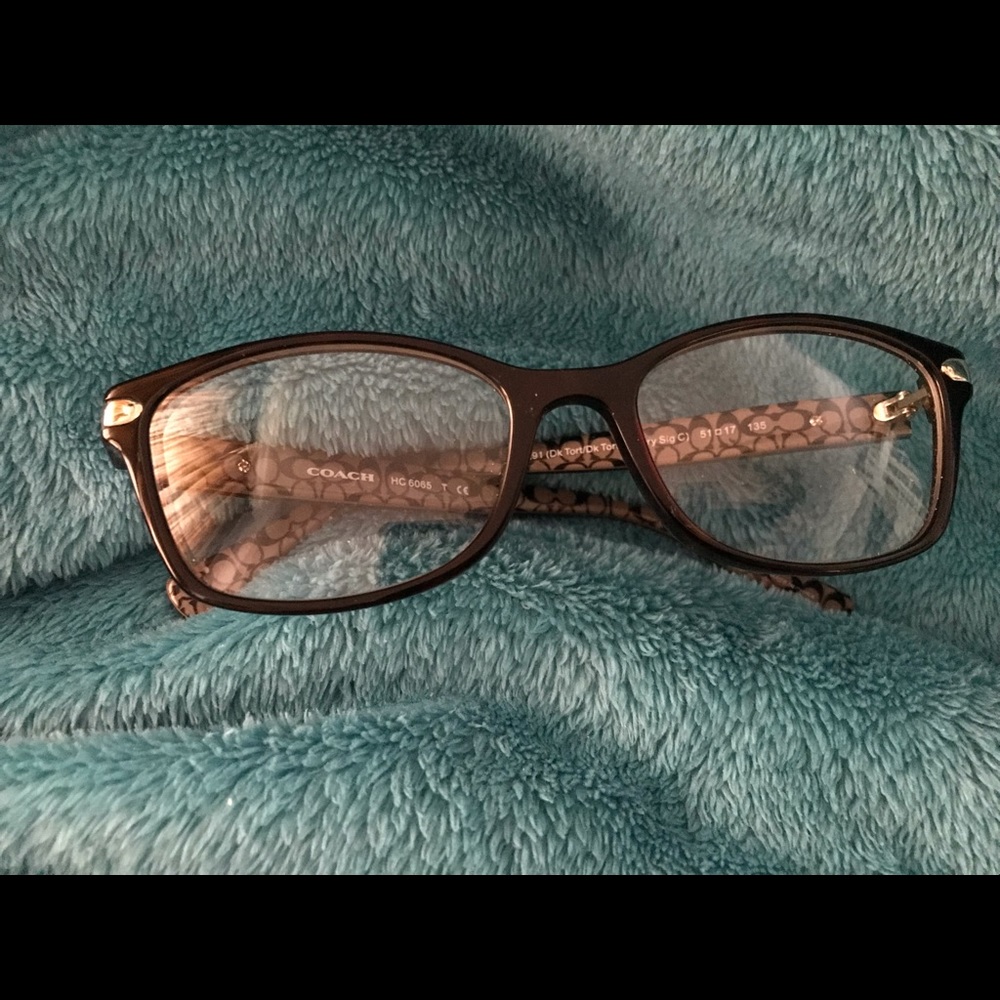 Original Coach frames. LIKE NEW:Still so new they’re stiff to open and close.